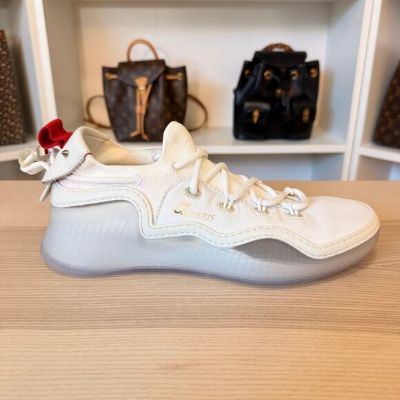 Christian Louboutin Arpoador White Leather Drawstring Low Top Sneakers 42.5 main image 16